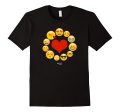 Emoji Heart Valentine s Day Shirt Emoji Circle Love Heart Online