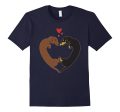 Dachshund Heart Shirt - Valentine s Day TShirt Online now