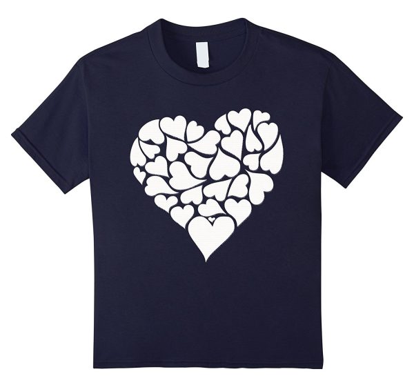 Hearts LOVE Valentine s Day Gift Shirt for Women Girls Hot on Sale