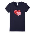 Valentines Day Heart T Shirt A Cute Gift for Women and Girls Sale