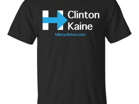 Clinton Kaine For President Logo hillaryclinton.com T shirt Cheap