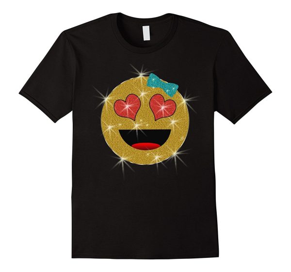 Valentine s Day Emoji Face T-Shirt for Kids and Women Supply