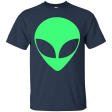 Green Alien Head Pocket Funny 90 s Style Rave T-Shirt Discount