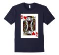 Valentines Day Gifts - King of Hearts Cards Couple T Shirt Sale