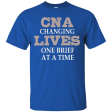 CNA Changing Lives Nursing T-shirt For Cheap