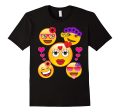 Valentine s Day Cool Emoji T-Shirt for Girls and Women Online Hot Sale