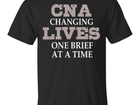 CNA Changing Lives Nursing T-shirt For Cheap