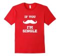 If You Mustache I m Single Red Valentine s Day Kids T-Shirt on Sale