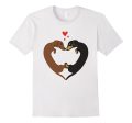 Dachshund Heart Shirt - Valentine s Day TShirt Online now