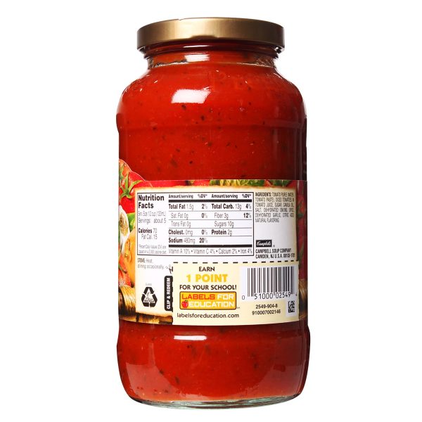 Prego 100% Natural Traditional Italian Sauce For Discount