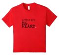 Kids Little Boy. Big Heart.  T-Shirt.  Valentine Or Anytime Shirt Online Hot Sale