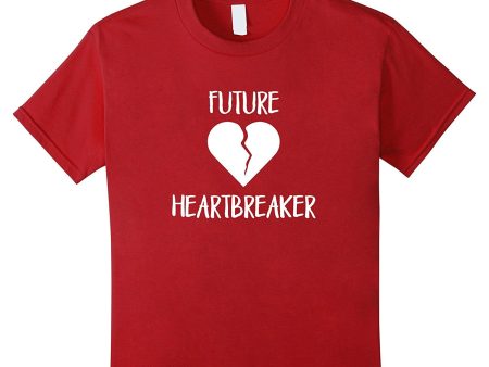 Kids Cute Valentines Shirt for Boys & Girls - Future Heartbreaker Fashion