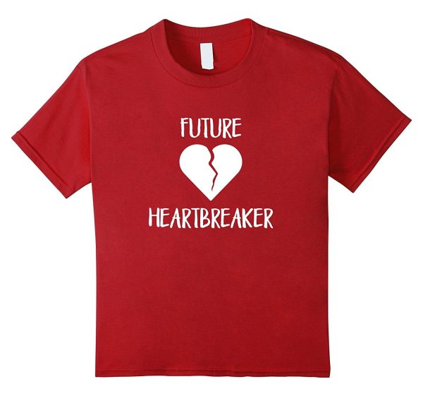 Kids Cute Valentines Shirt for Boys & Girls - Future Heartbreaker Fashion