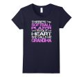 Softball Player Stole My Heart She Calls Me Grandma T-Shirt Cheap