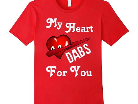 Dabbing Emoji Valentine s Day T-Shirt for Kids & Adults Online