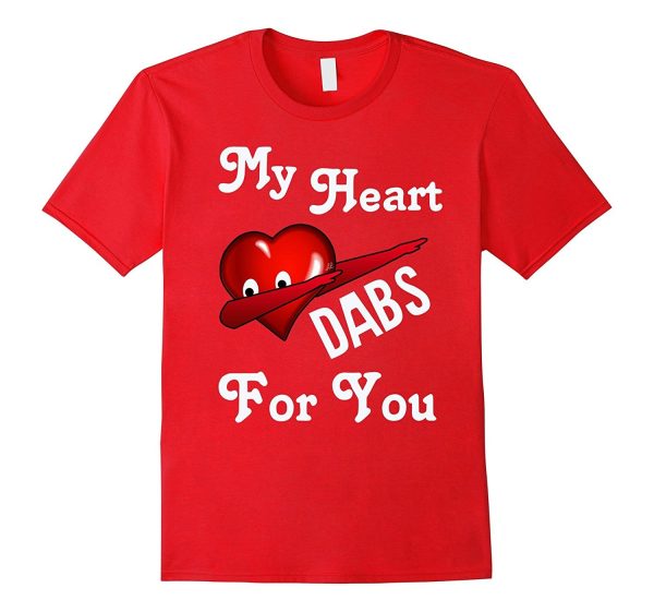 Dabbing Emoji Valentine s Day T-Shirt for Kids & Adults Online