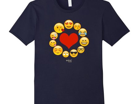 Emoji Heart Valentine s Day Shirt Emoji Circle Love Heart Online