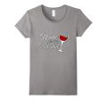 Funny Wine Is My Valentine Women s Valentine s Day T-Shirt Hot on Sale