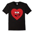 Love Heart Face With Best Emotion Happy Valentine Day T-Shir Fashion