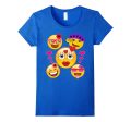 Valentine s Day Cool Emoji T-Shirt for Girls and Women Online Hot Sale