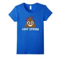 Valentines Day Shirt Kids Women Love Stinks Poop Emoji Funny Hot on Sale