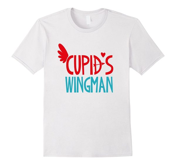 Valentines Day Shirt Cute Kids Funny Love Cupids Wingman Cheap