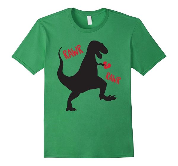 Dinosaur Rawr T-Shirt - Valentine s Day Love Tee Cheap