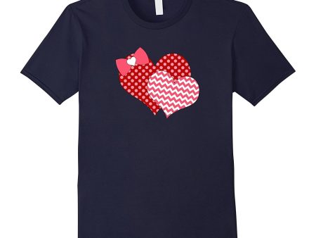 Valentines Day Heart T Shirt A Cute Gift for Women and Girls Sale