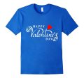 Happy Valentine s Day T-shirt with Cool Cursive Font & Heart Cheap