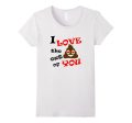 Funny Valentines Day Emoji Poop Gift T-Shirt For Sale