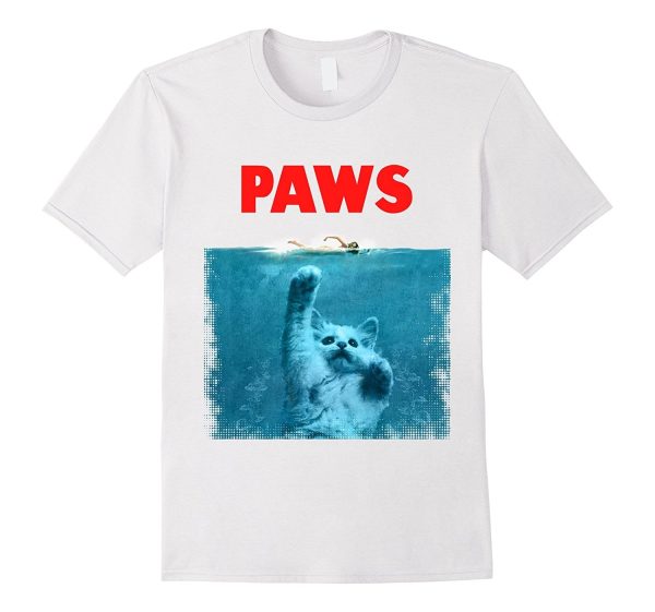 Paws Kitten Meow Parody Funny Tshirt Cat Lover Gifts Supply