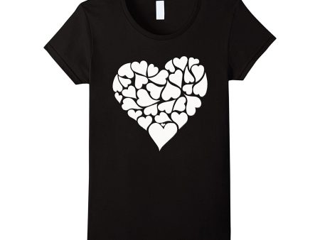 Hearts LOVE Valentine s Day Gift Shirt for Women Girls Hot on Sale