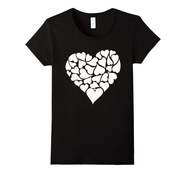 Hearts LOVE Valentine s Day Gift Shirt for Women Girls Hot on Sale