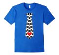 Valentines Day Heart Necktie T-Shirt For Kids & Adults For Cheap