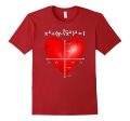 PREMIUM  Love Heart Equation  Math Valentine s Day T-shirt on Sale