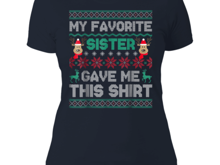 Xmas Gift From Sister To Brothers Sisters Shirt Ladies  Boyfriend Shirt Online