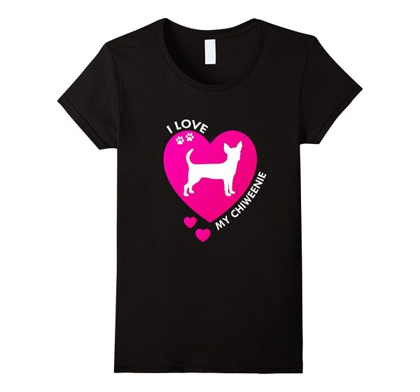 I Love My Chiweenie Chihuahua Dachshund T-Shirt Hot Dog Online