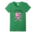 Kids Valentine s Day Funny Shirt - I Steal Hearts Pirate Tee Cheap