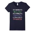 Funny BIOLOGY CHEMISTRY PHYSICS T-SHIRT Science Teacher Discount