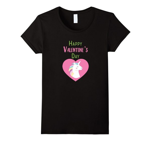 Valentines Day Cute Unicorn T-Shirt for Kids For Discount