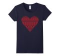 Red Heart Cool Valentine s Day T-Shirt For Sale