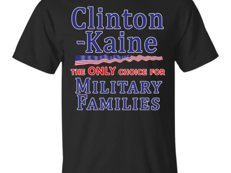 Clinton Kaine Tshirt For Military Families Hot on Sale