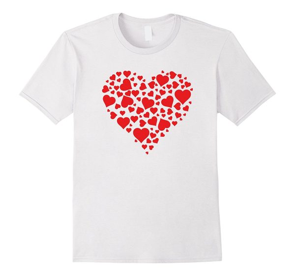 Red Hearts Valentine s Day T-Shirt Gift - Unisex Online now