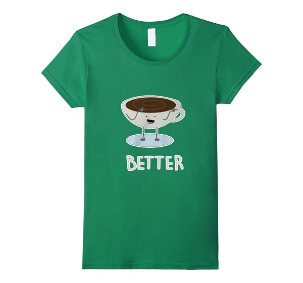 COFFEE & DONUT BETTER TOGETHER- COUPLE VALENTINE T Shirt Sale