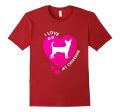 I Love My Chiweenie Chihuahua Dachshund T-Shirt Hot Dog Online