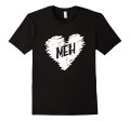 MEH Anti Valentines Day Candy Heart Sarcastic Expression tee Online Hot Sale