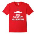 I Mustache You To Be My Valentine Red Kids T-Shirt Online Hot Sale