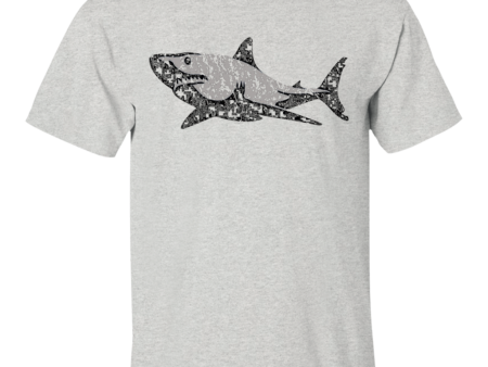 Great White Shark Vintage Look T Shirt Supply