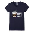 Cute I LIKE YOU A LATTE valentines Shirt for Boys and Girls For Cheap