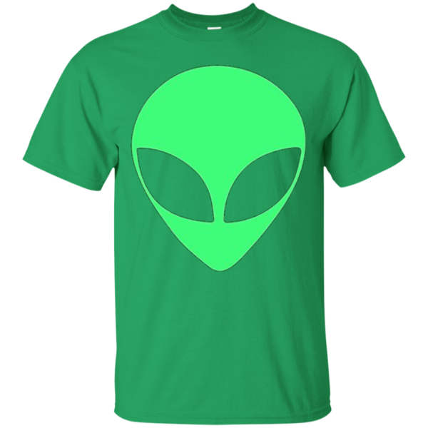 Green Alien Head Pocket Funny 90 s Style Rave T-Shirt Discount